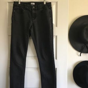 Black Straight Cut Jeans